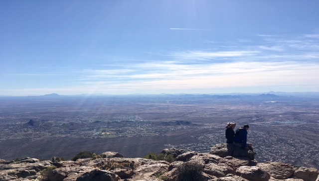 couple on flat iron