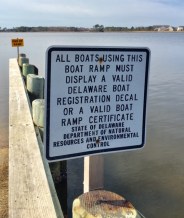 boat rules sign