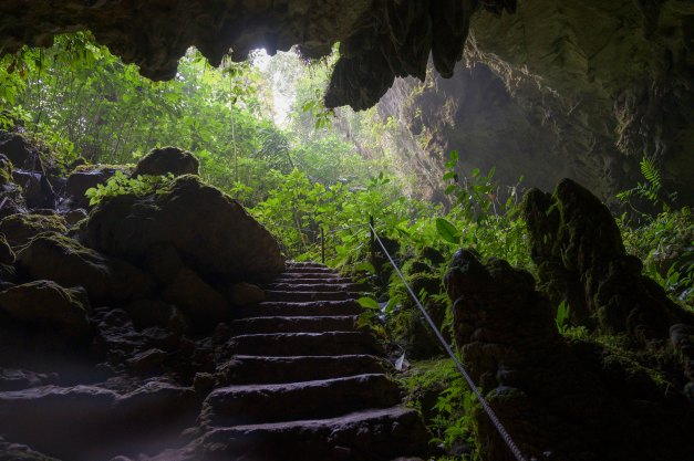 cave stairs